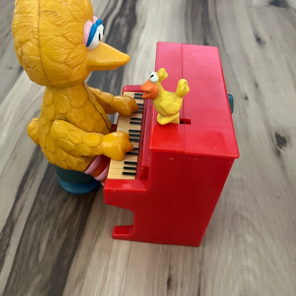 Vintage Big Bird Piano Music Box illco Plays Music Working